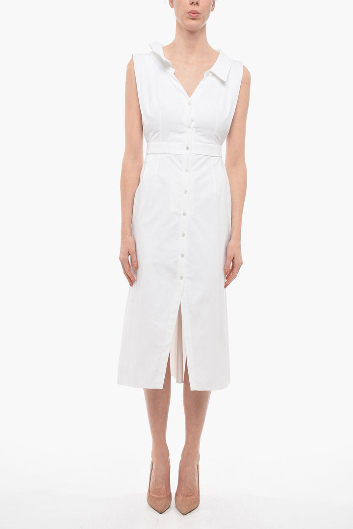 Alexander McQueen Button Up Dress with Collar