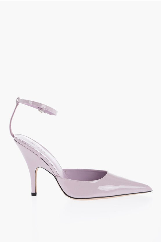 Shoes - By Far Patent Leather ELIZA DAWN Ankle Strap Pumps with Point Toe - 3800977192336 - Ask Me Wear