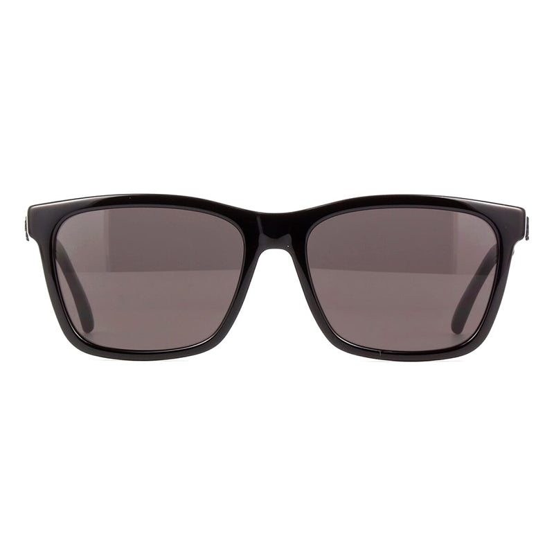 Saint Laurent Sunglasses Square Full Rim, Black Frame and Grey Lens SL318001