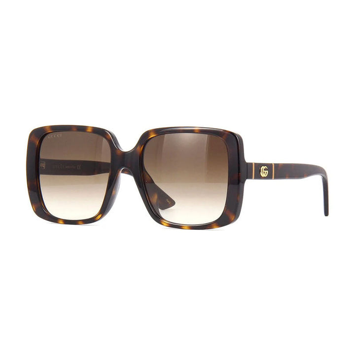 Gucci Sunglasses Butterfly Full Rim, Havana Frame and Brown Gradient Lens GG0632SA002