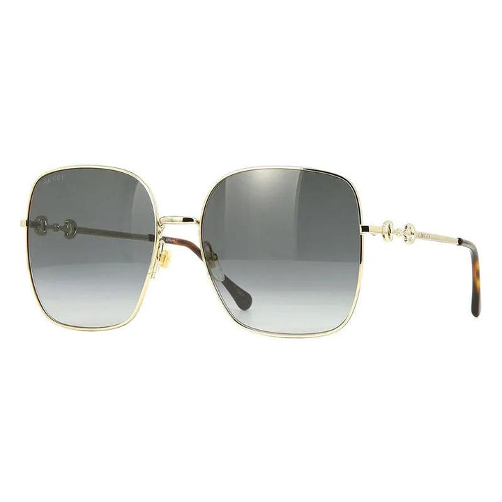 Gucci Sample Sale | Gucci Sunglasses Square Full Rim, Gold Frame and Grey Lens GG0879S001 - Sunglasses | Designer outlet