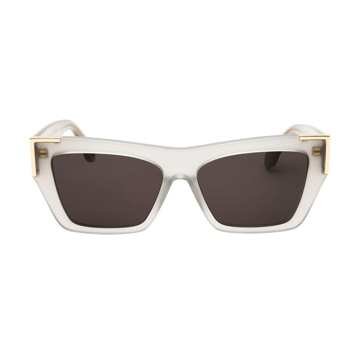 Palm Angels Sunglasses Cat Eye Full Rim, Grey Frame and Dark Grey Lens PERI099HOLLYWOOD0907