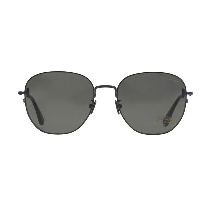 Tom Ford Sunglasses Square Full Rim, Matte Black Frame and Smoke Lens FT0976-K02A