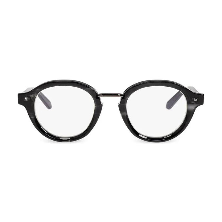 Valentino Eyeglasses Square Full Rim, Shiny Black Frame And Clear Demo Lens Lens Vlx-132-Afb