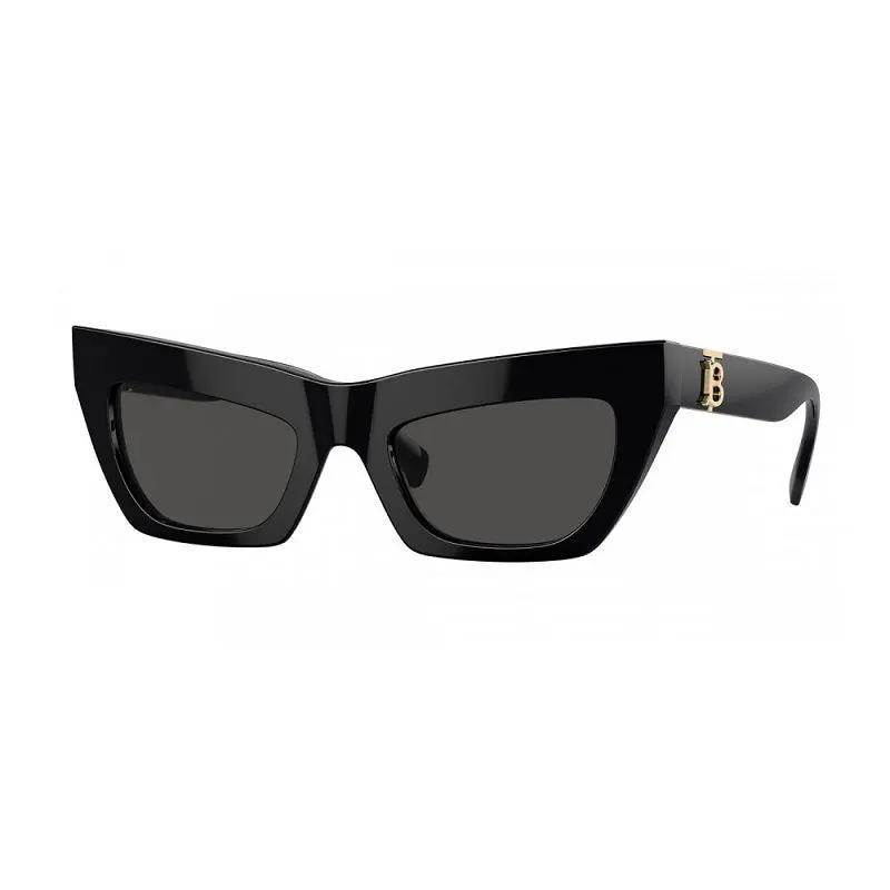 Burberry Sample Sale | Burberry Sunglasses Cat Eye Full Rim, Black Frame And Dark Grey Lens Be4405300187 - Cat Eye Sunglasses | Designer outlet