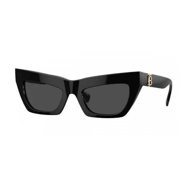 Burberry Sample Sale | Burberry Sunglasses Cat Eye Full Rim, Black Frame And Dark Grey Lens Be4405300187 - Cat Eye Sunglasses | Designer outlet