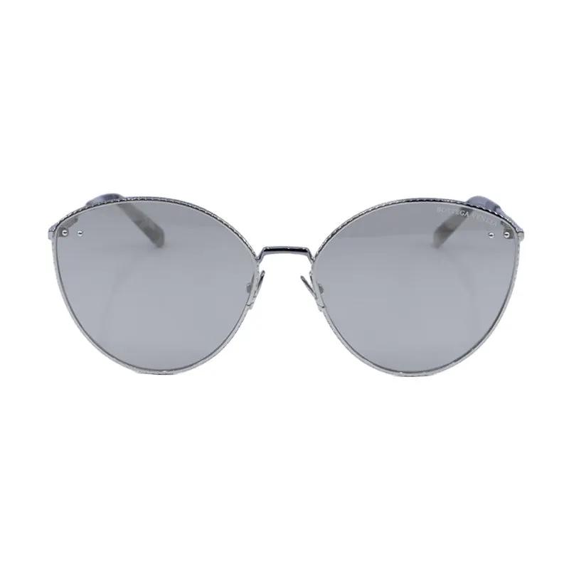 Bottega Veneta Sample Sale | Bottega Veneta Sunglasses Cat Eye Full Rim, Silver Frame And Silver Lens Bv0259S002 - Cat Eye Sunglasses | Designer outlet