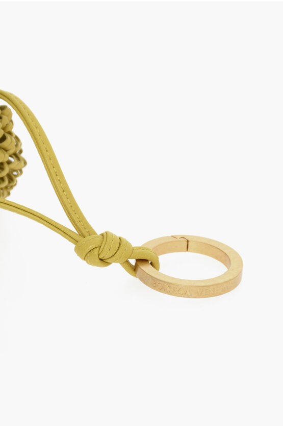 Bottega Veneta Calfskin POM POM Key Ring