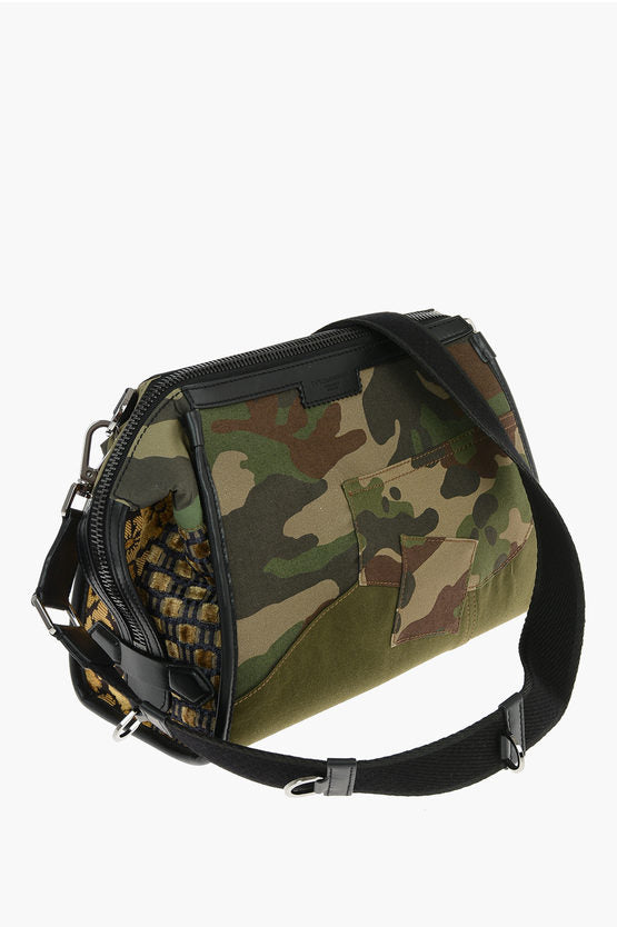 Bolso bandolera con estampado de camuflaje de Dolce &amp; Gabbana