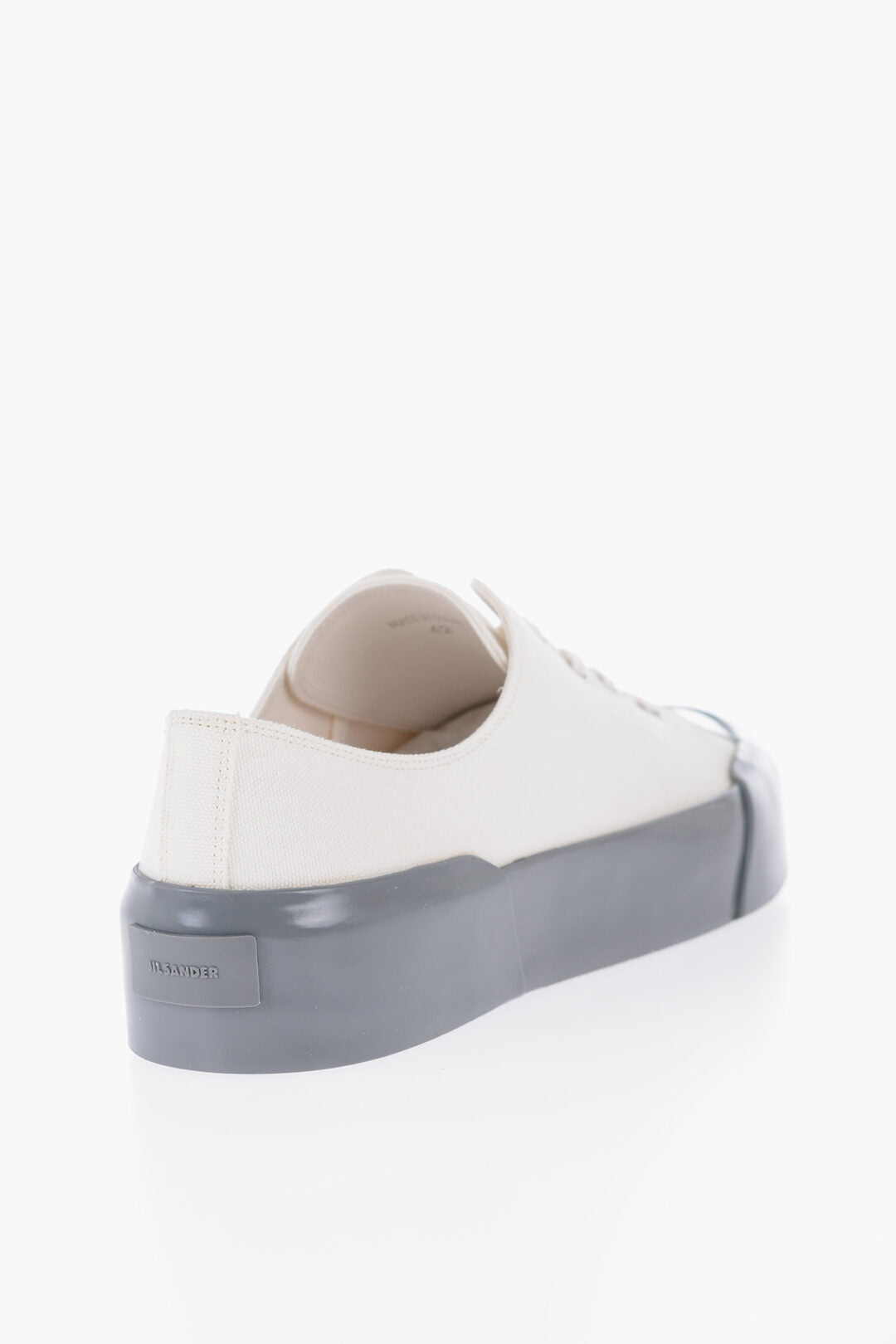 Jil Sander Canvas Low-Top Sneakers With Rubber Sole