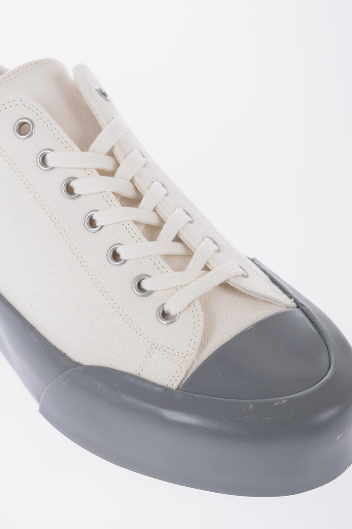 Jil Sander Canvas Low-Top Sneakers With Rubber Sole