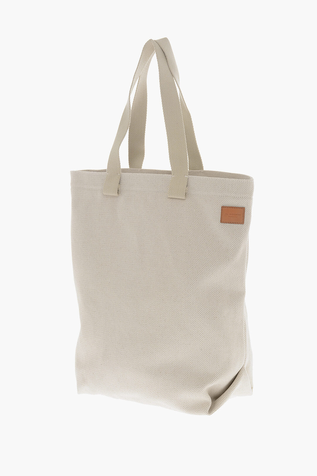 Il Bisonte Canvas ROBUR Tote Bag with Leather Details