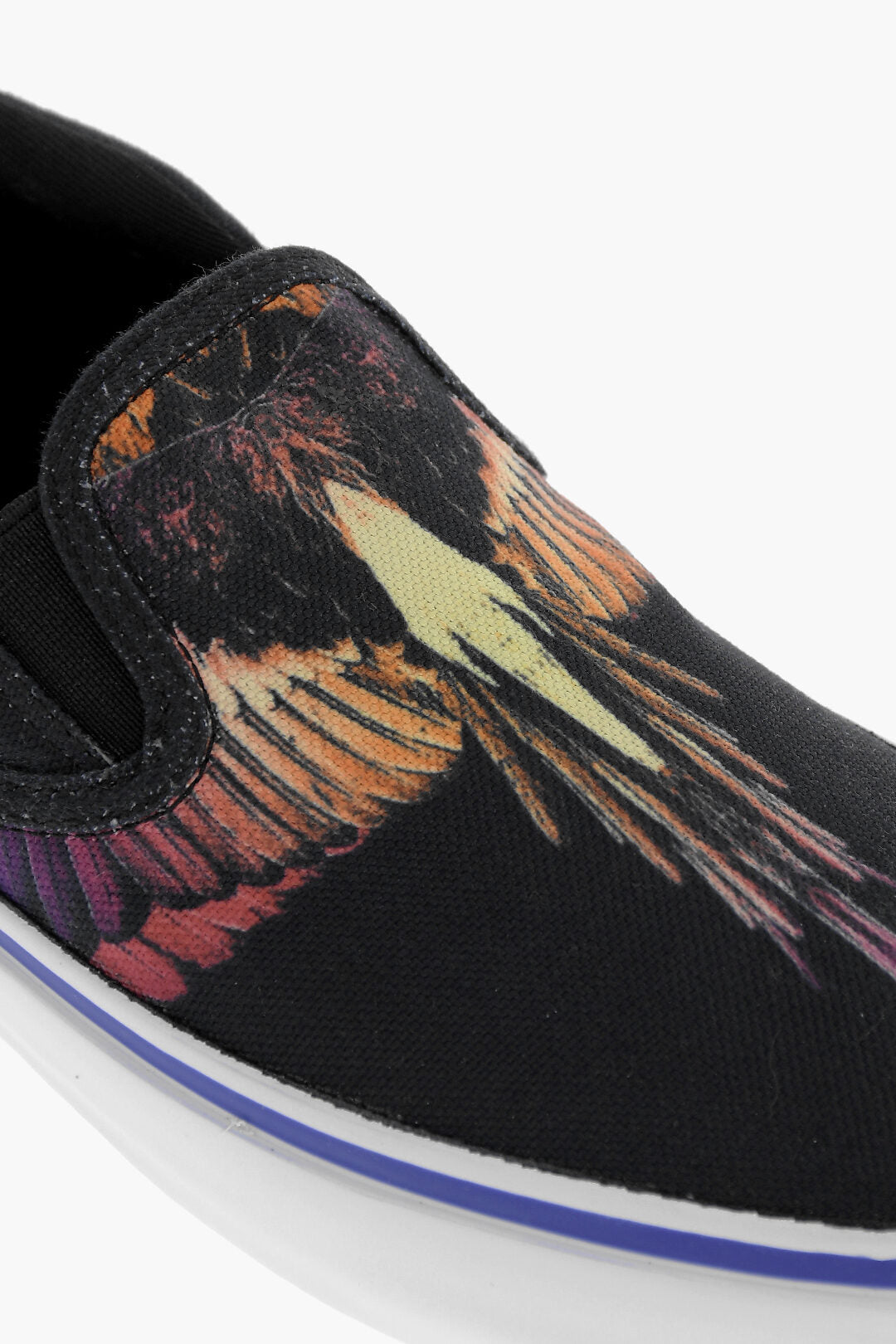 Marcelo Burlon Canvas WINGS Slip On Sneakers