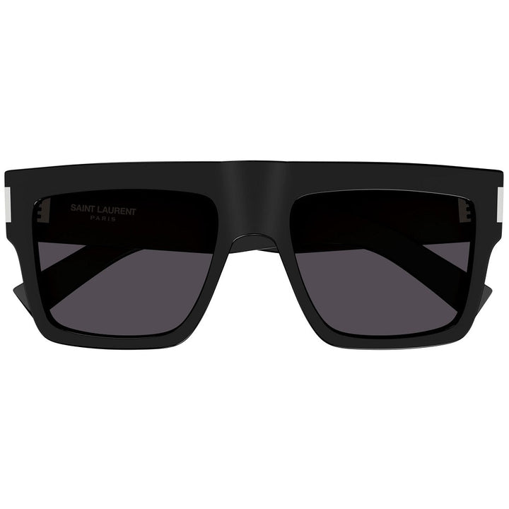 Saint Laurent Sunglasses Square Full Rim, Black Frame and Black Lens SL628001