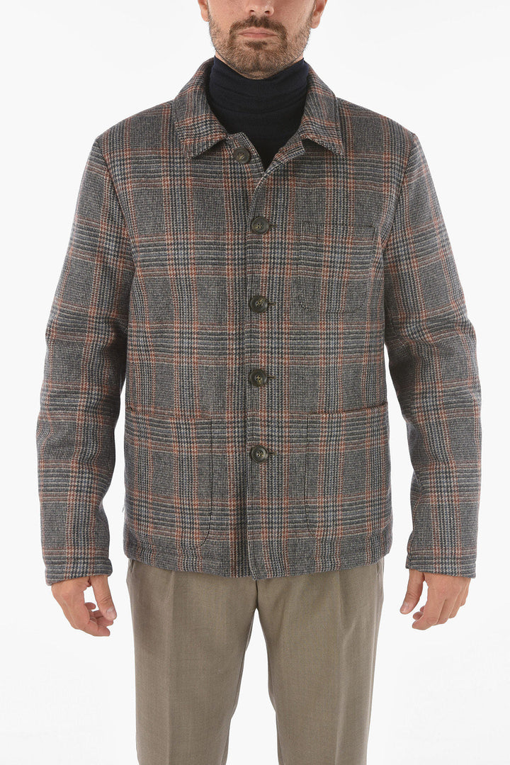 Corneliani CC COLLECTION O.WEAR Down Quilted CALIPSO Short Coat with Gl