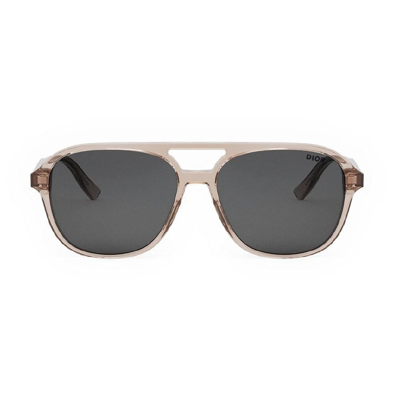 Dior Sunglasses Aviator Full Rim, Shiny Rose Frame and Grey Lens INDIORN1I40A0