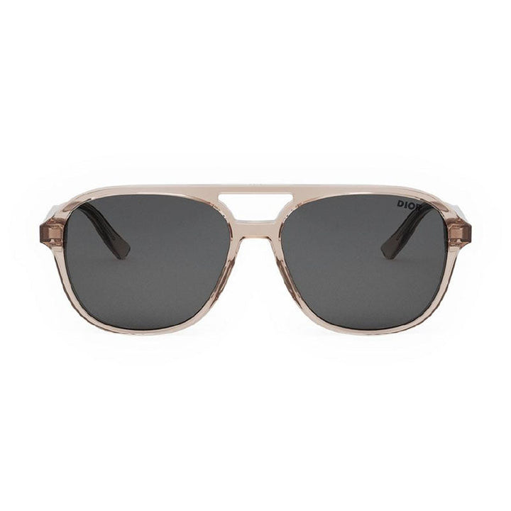 Dior Sunglasses Aviator Full Rim, Shiny Rose Frame and Grey Lens INDIORN1I40A0