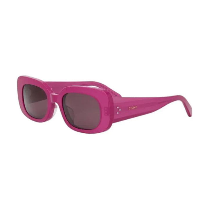 Celine Sample Sale | Celine Sunglasses Rectangle Full Rim, Shiny Pink Frame And Brown Lens Cl40287U72E - Sunglasses | Designer outlet