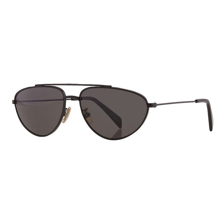 Celine Aviator Full Rim, with a Matte Black frame and Smoke lens.