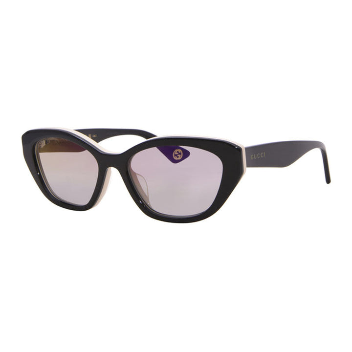 Gucci Sunglasses Square Full Rim, Black/Beige Frame and Red Mirror Lens GG1638SA003