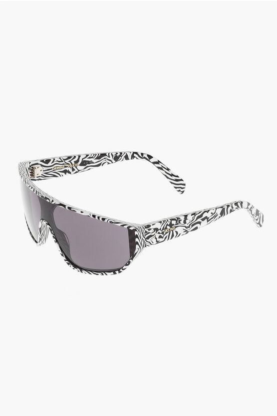 Accessories - Sunglasses - Celine Animal Patterned Frame Shield Sunglasses - 3665951610868 - Ask Me Wear