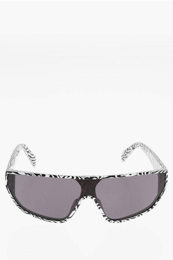 Accessories - Sunglasses - Celine Animal Patterned Frame Shield Sunglasses - 3665951610868 - Ask Me Wear