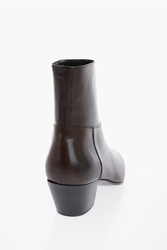 Shoes - Celine Pointed JACNO Leather Boots - 2000027575954 - Ask Me Wear