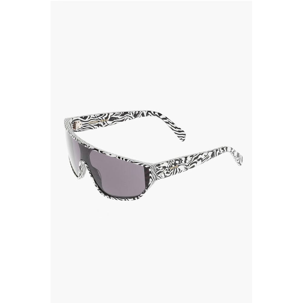 Celine - Celine Animal Patterned Frame Shield Sunglasses - CEFR5782523090562GD - Ask Me Wear