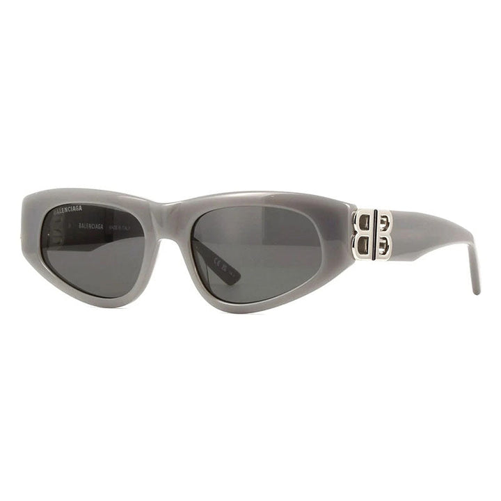 Balenciaga Cat Eye Full Rim, with a Grey frame and Grey lens.