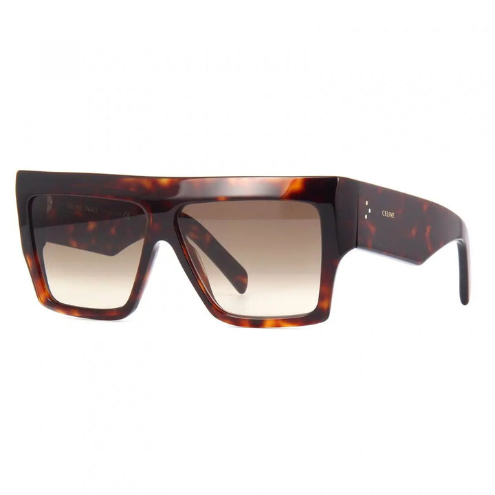 Celine Sample Sale | Celine Sunglasses Square Full Rim, Havana Frame And Brown Gradient Lens Cl40092I52F - Sunglasses | Designer outlet