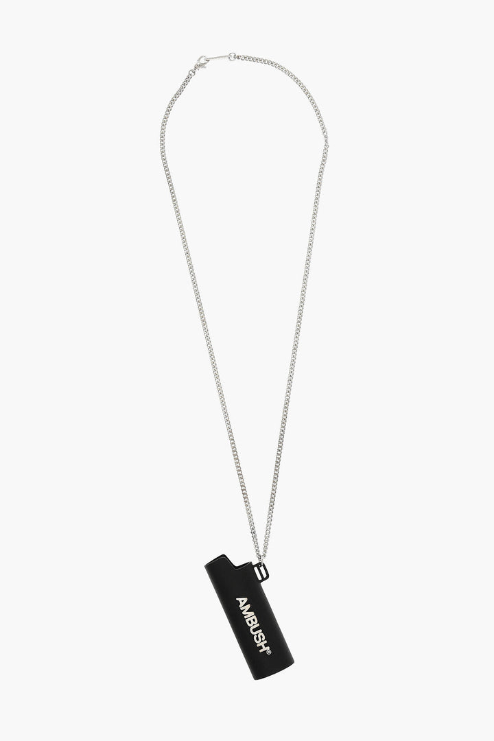 Ambush Chain Necklace with Lighter Case Pendant
