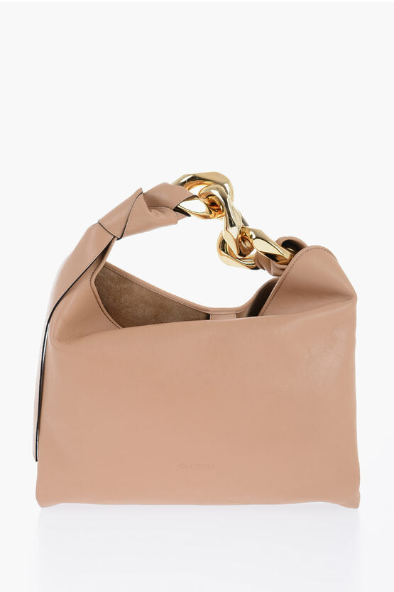 Bolso de hombro con cadena y detalle de nudo de JWAnderson