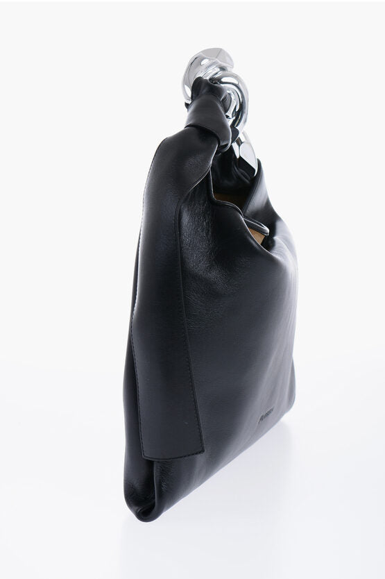 Bolso de hombro con cadena y detalle de nudo de JWAnderson