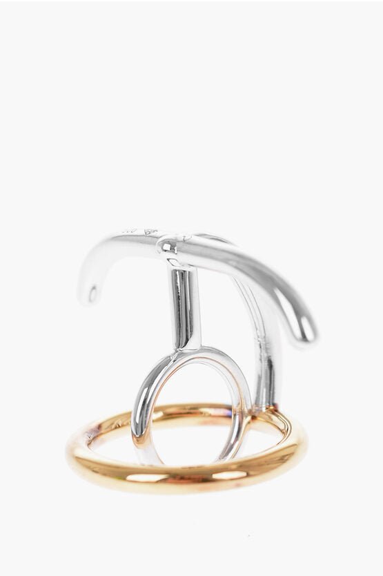 Rings - Charlotte Chesnais Silver SATURN Double Ring - 2106705029 - Ask Me Wear