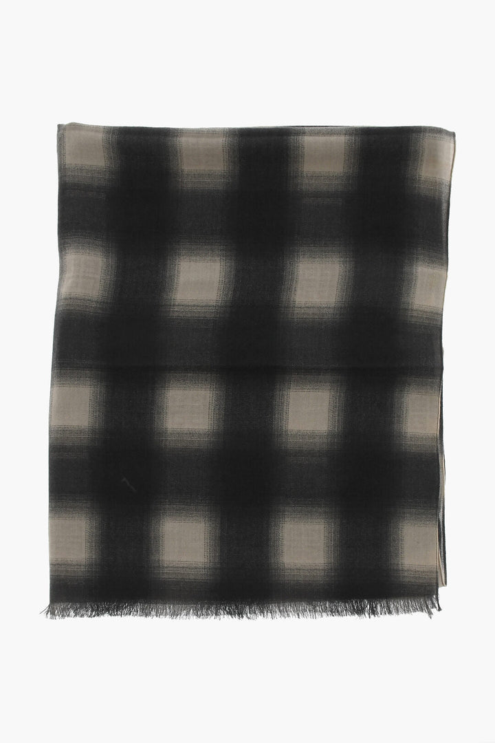 Givenchy Check Cashmere Scarf