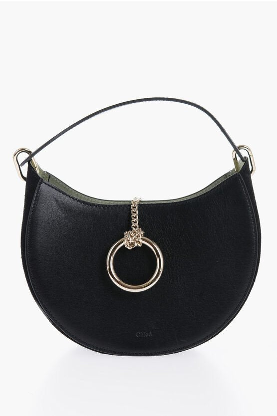 Bags - Chloe Leather HARLENE Bag with Chain - 7614027141887 - Ask Me Wear