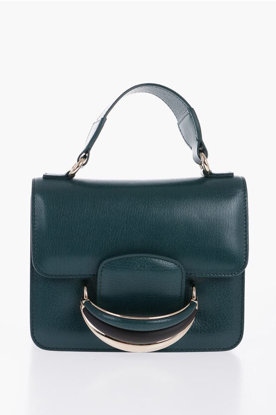 Bags - Chloe Leather KATTIE Bag with Removable Shoulder Strap - 7613386545015 - Ask Me Wear