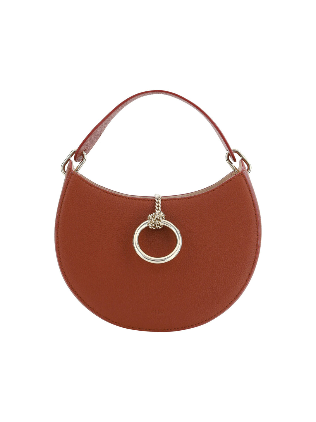  - Chloé Sepia Brown Small Arlène Leather Shoulder Bag - 7614027006650 - Ask Me Wear