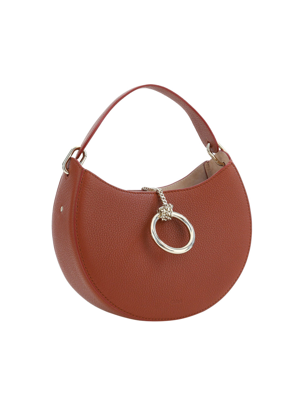  - Chloé Sepia Brown Small Arlène Leather Shoulder Bag - 7614027006650 - Ask Me Wear