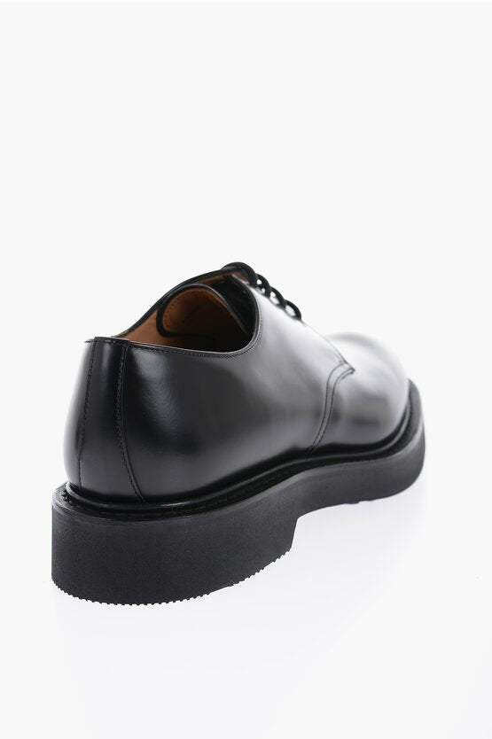 Shoes - Church's Brushed Leather Derby Shoes - 8057272622784 - Ask Me Wear