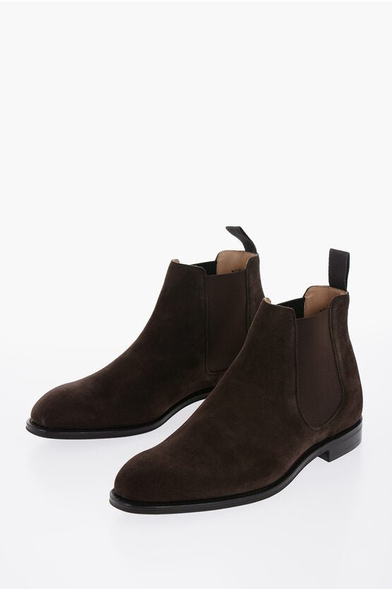 Shoes - Church's Suede Leather Chelsea Boots - 8057272714304 - Ask Me Wear