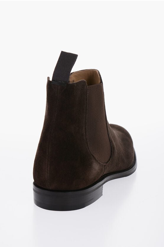 Shoes - Church's Suede Leather Chelsea Boots - 8057272714304 - Ask Me Wear