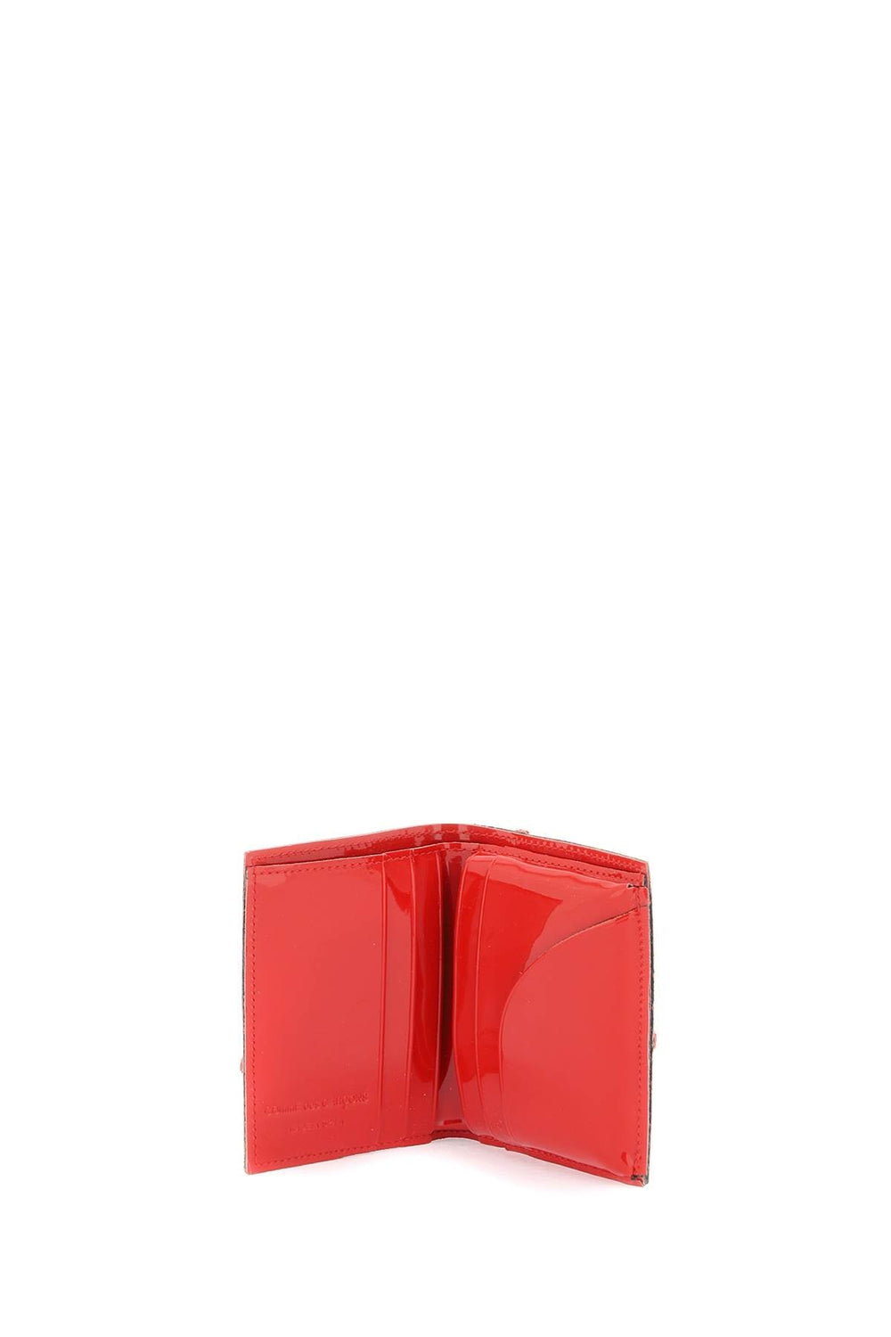 Bags - Comme Des Garcons Wallet Bifold Patent Leather Wallet In - 241694FPG000011 - RED - os - Ask Me Wear