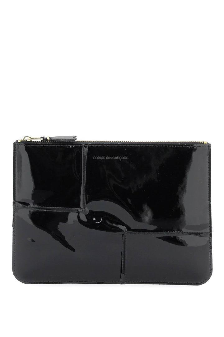 Bags - Comme Des Garcons Wallet Glossy Patent Leather - 241694FPG000013 - BLACK - os - Ask Me Wear