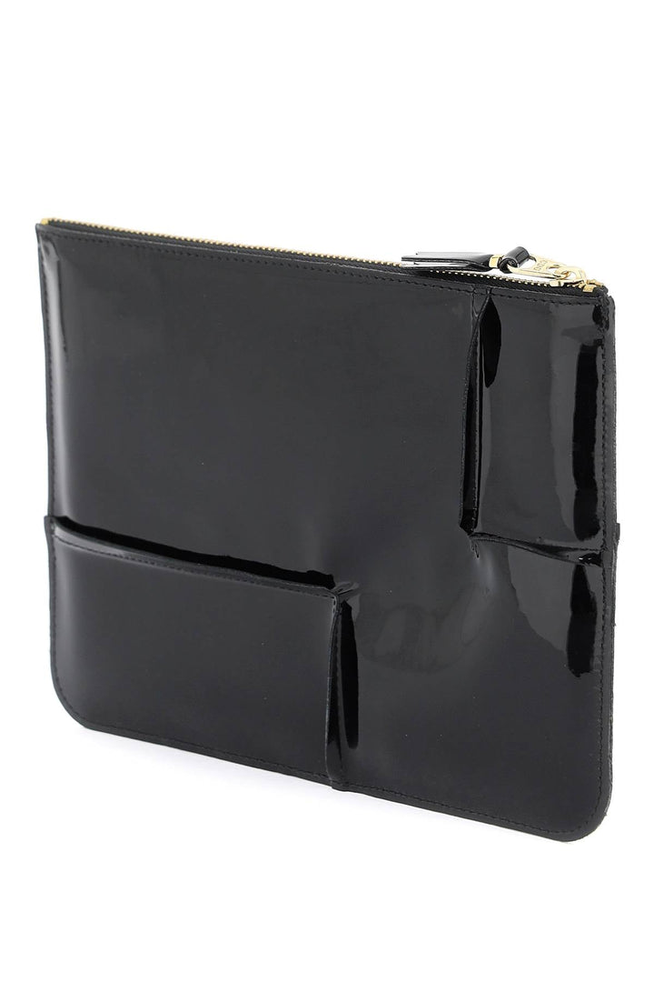 Bags - Comme Des Garcons Wallet Glossy Patent Leather - 241694FPG000013 - BLACK - os - Ask Me Wear