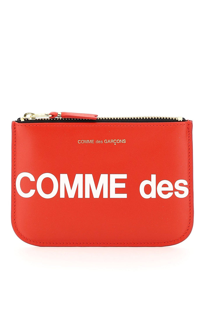 Bags - Comme Des Garcons Wallet Huge Logo Pouch - 232694FAV000001 - RED - os - Ask Me Wear