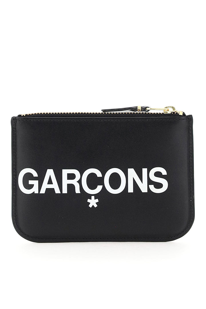 Bags - Comme Des Garcons Wallet Huge Logo Pouch - 241694FAV000003 - BLACK - os - Ask Me Wear