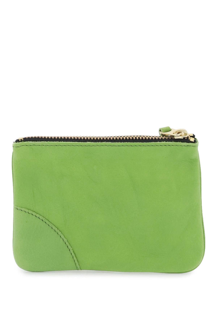 Bags - Comme Des Garcons Wallet Leather Coin Purse - 232694FPG000025 - GREEN - os - Ask Me Wear