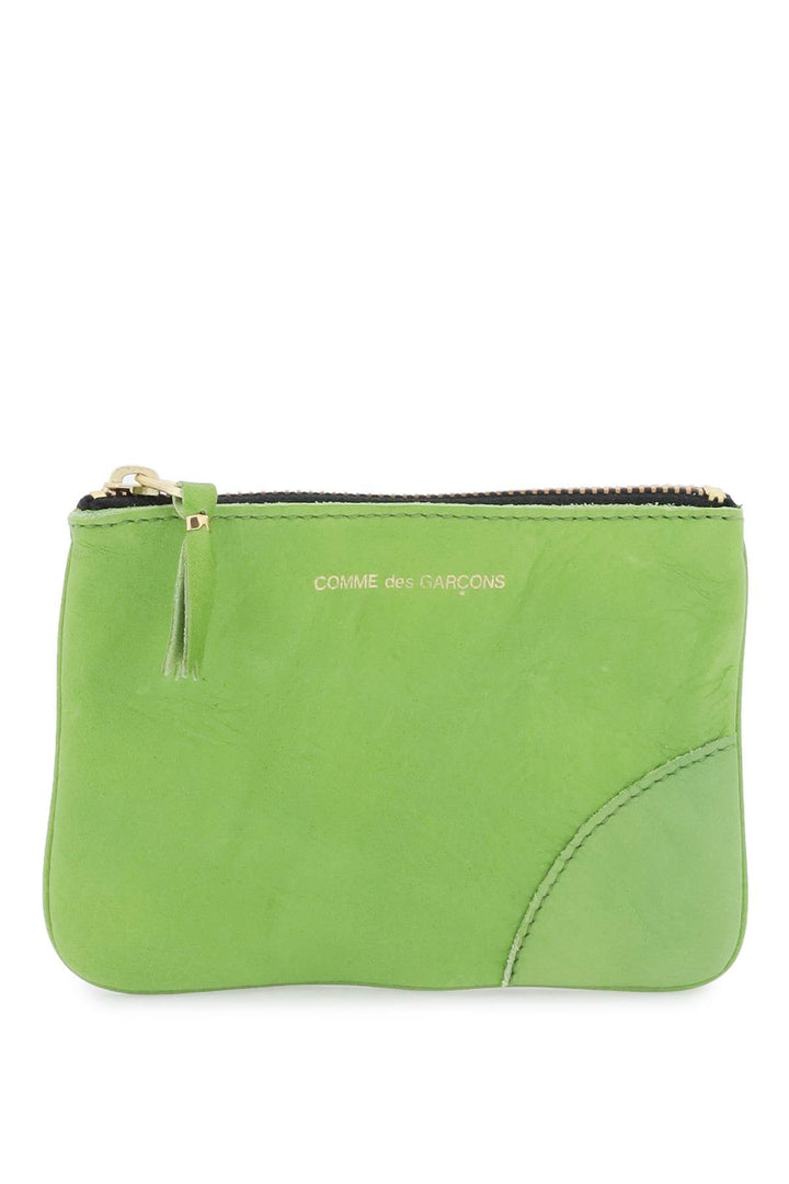 Bags - Comme Des Garcons Wallet Leather Coin Purse - 232694FPG000025 - GREEN - os - Ask Me Wear