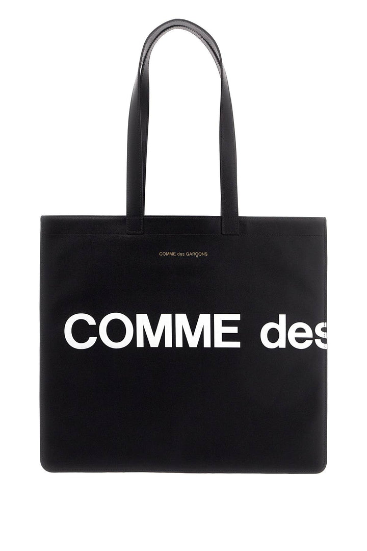 Other - Comme Des Garcons Wallet Logo Leather Tote Bag - 242694YBS000001 - BLCK - os - Ask Me Wear